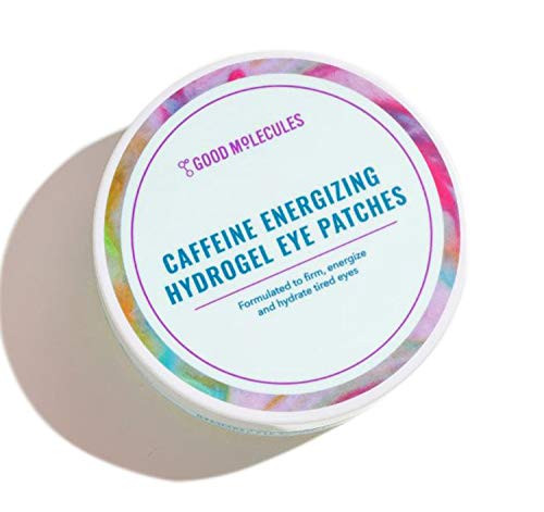 Good Molecules Caffeine Energizing Hydrogel Eye Patches - Eye Mask with Hyaluronic Acid Hydrate and Reduce Puffiness - Pack of 30, Skincare for Face | Amazon (US)