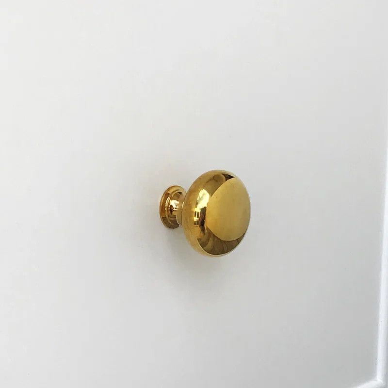 Forge Hardware Studio Eloise Unlacquered Brass 1 1/4" Round Knob & Reviews | Wayfair | Wayfair North America