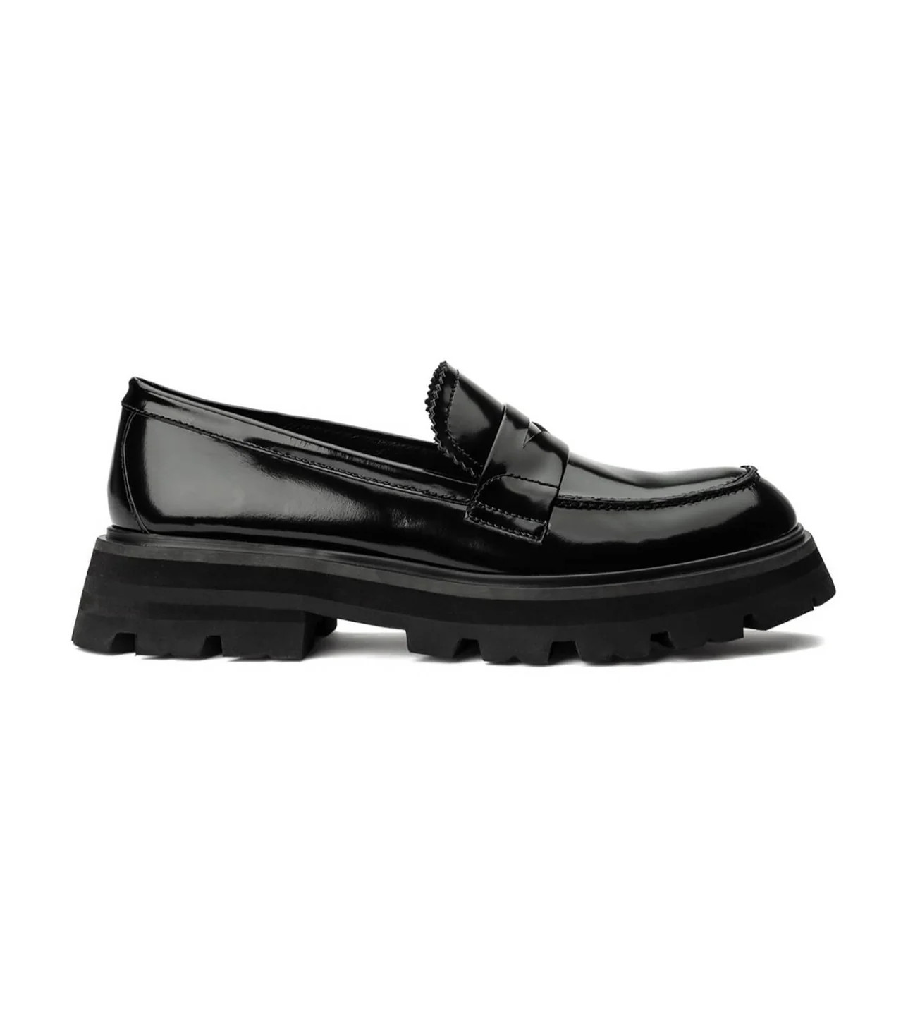 Axell Black Hi Shine Casual Shoes | Tony Bianco US
