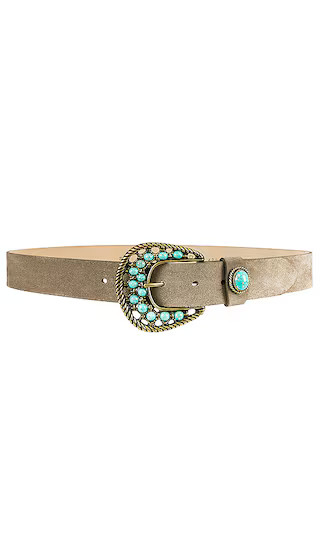 Savannah Suede Belt in Taupe | Revolve Clothing (Global)