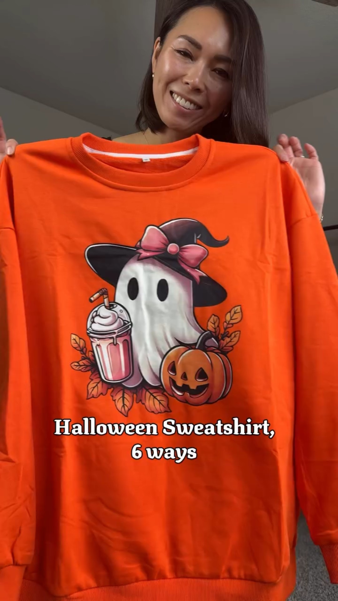 One spooky sweatshirt 👻…..styled 6 different ways! 🧡🖤 
From casual denim to office-ready layers, this Halloween top is way more versatile than it looks. 🎃✨ 

Which look is your fave — 1, 2, 3, 4, 5, or 6? 👇 

Comment “shop” for the link!🖤🧡

#HalloweenOutfits #SpookySeasonStyle #OOTDInspo #amazonfind #amazonhalloween #momstyle #stylishmom #casual 
@lotucybrand