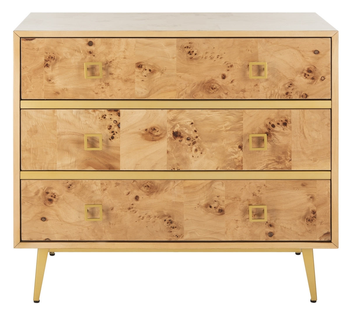 Katia 3 Drawer Chest- CHS6413A | Safavieh
