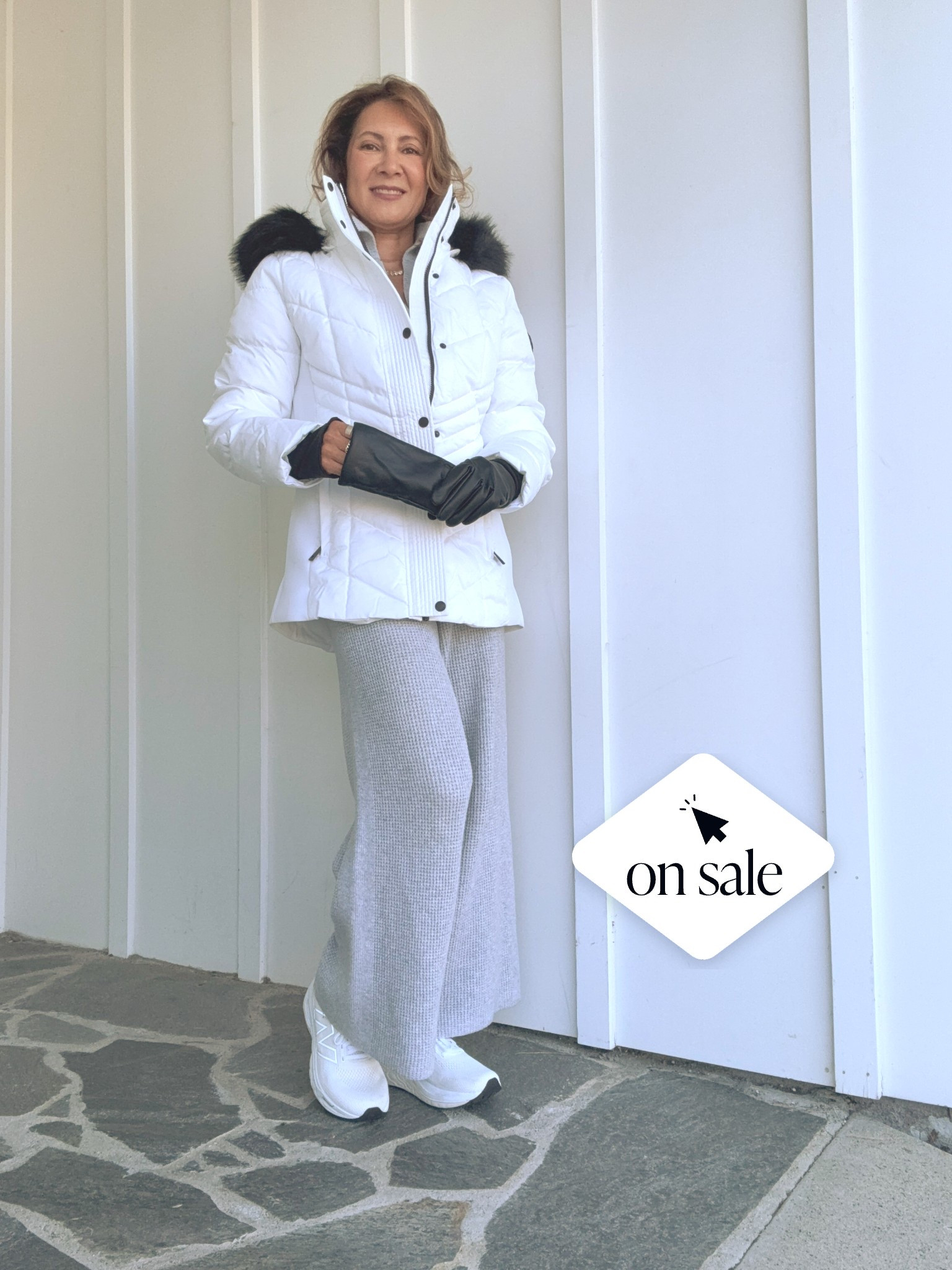 Winter Coat Sale Alert!!!
Walking the neighborhood Christmas light displays is something I love to do every year, and this hooded jacket is going to be perfect over my cozy lounge set.  The hood is detachable and I love the high collar and thumbhole cuffs.  It comes in 6 gorgeous colors and I’m wearying size S for reference. I’ll be ready to capture all the candid photos because my cashmere lined gloves have touch screen finger pads. 

#LTKSeasonal #LTKOver40 #LTKSaleAlert