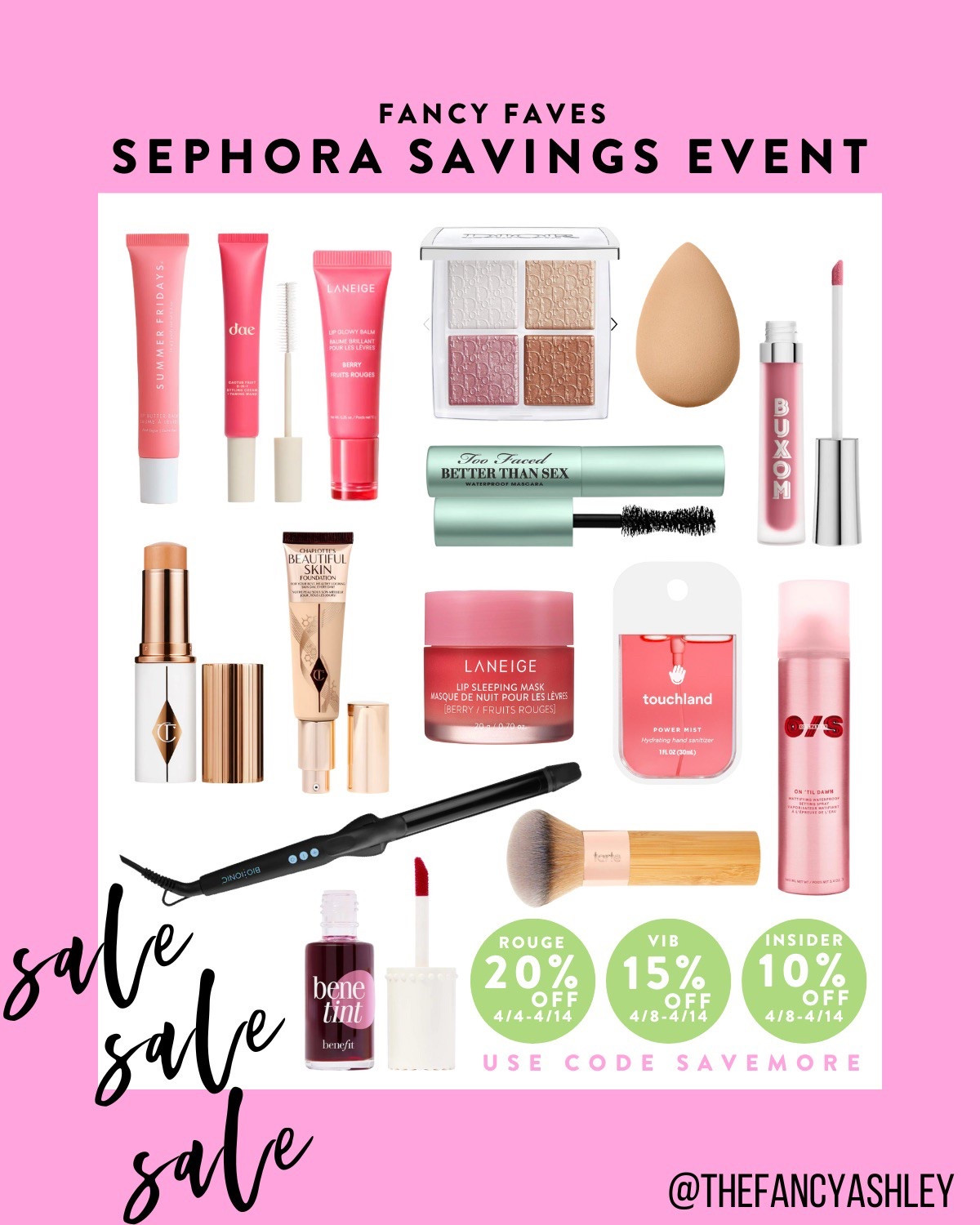 Sephora Savings Event is ON! Rouge: 20% off 4/4-4/14 VIB: 15% off 4/8-4/14 Insider: 10% off 4/8-4/14 Use code SAVEMORE. It’s the perfect time to stock up on all your fave spring beauty essentials.


#LTKWatchNow #LTKSaleAlert #LTKBeauty