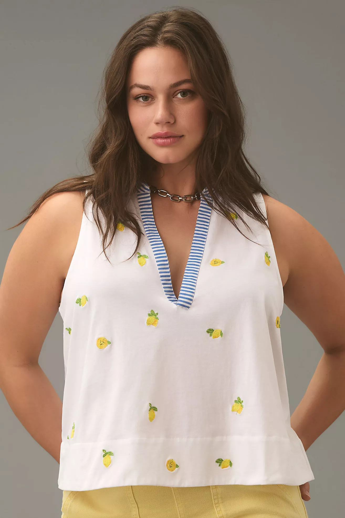 Maeve Sleeveless Swing Popover Top | Anthropologie (US)
