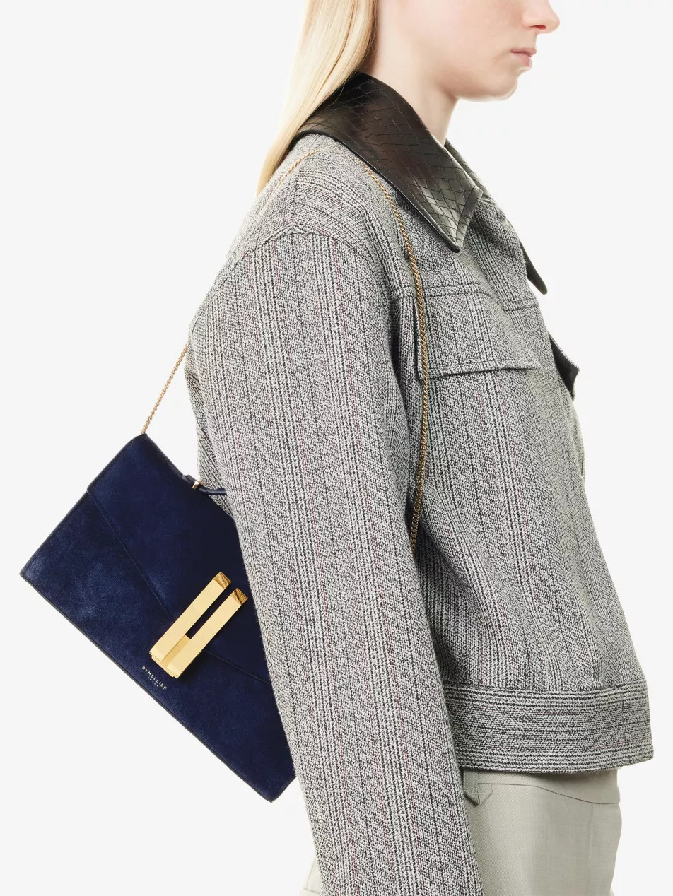 Vancouver Suede Clutch Bag | Selfridges