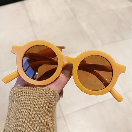 IMSHIE Cute Round Baby Sunglasses for Kids Girls Boys UV400 Protection De Sol Gafas Beach Holiday ad | Walmart (US)