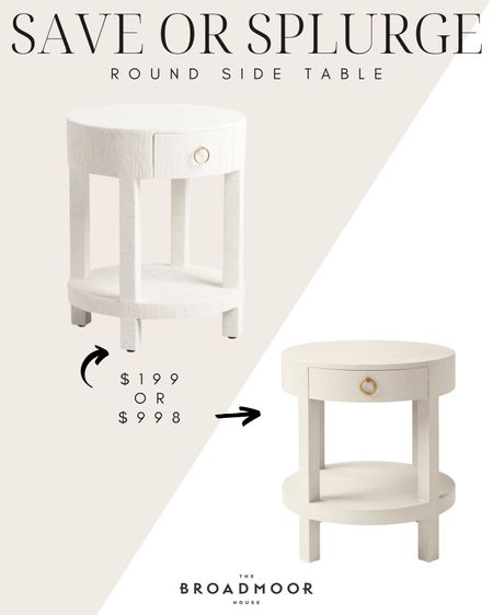 Save or splurge: round side tables!


Marshall’s, Serena and lily, look for less, nightstand , side table, living room, bedroom 

#LTKstyletip #LTKhome #LTKSeasonal