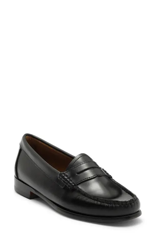 G.H.BASS Whitney Weejuns® Penny Loafer in Black at Nordstrom, Size 6 | Nordstrom