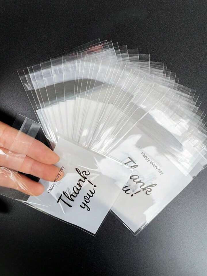 Trends100pcs Clear Gift Bag Suitable For Jewelry Package, Christmas | SHEIN