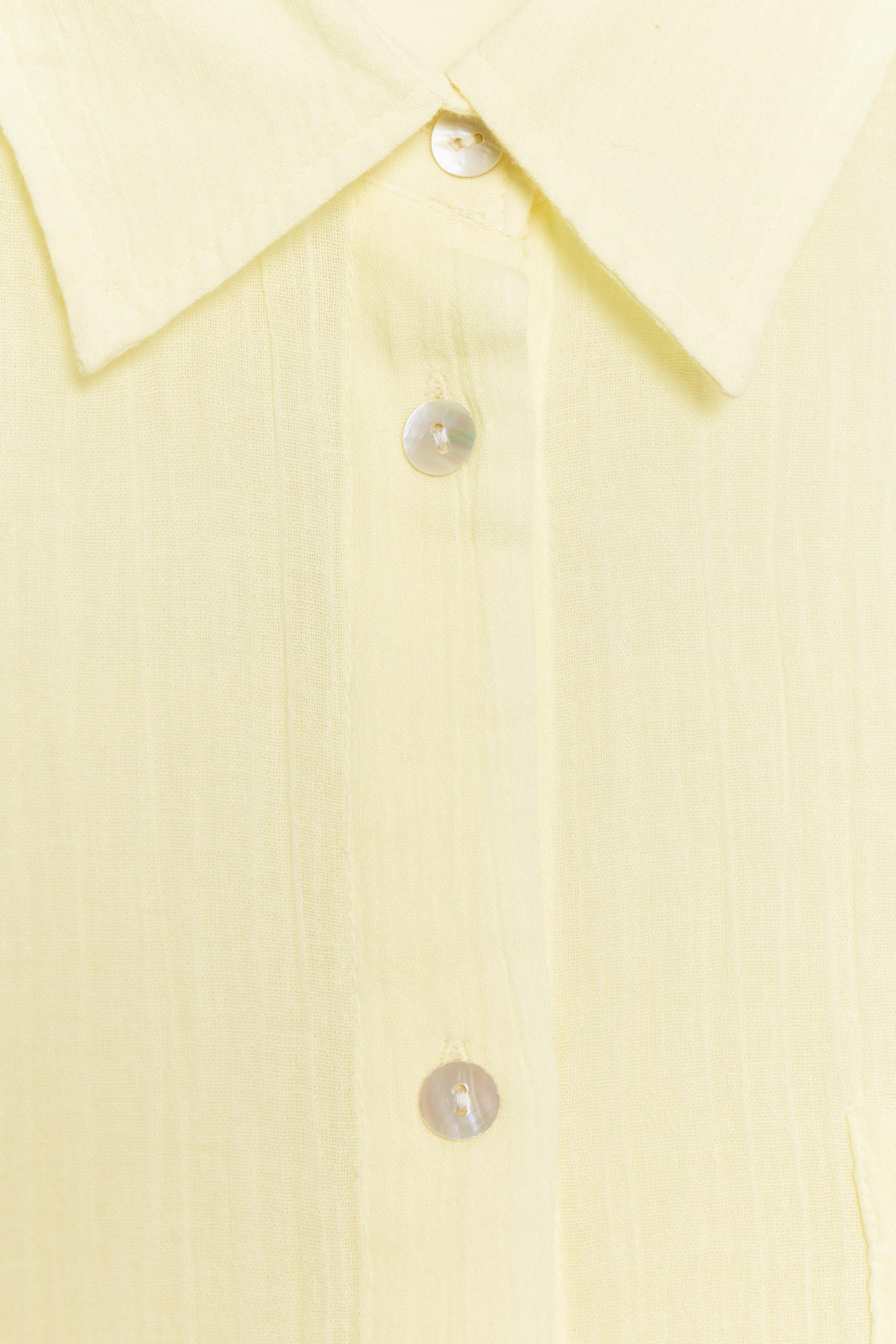 OVERSIZE GAUZE SHIRT WITH POCKET | Zara UK