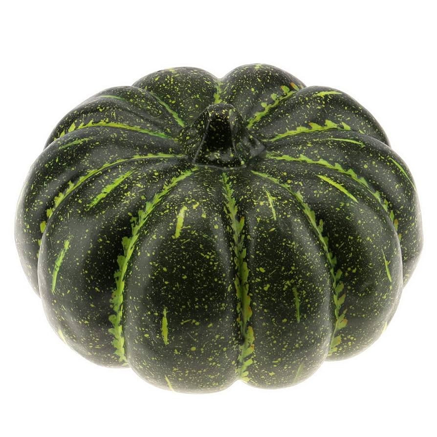 Gresorth 12.6 inch Super Large Decoration Green Pumpkin Artificial Fake Cushaw Model Autumn Fall ... | Amazon (US)