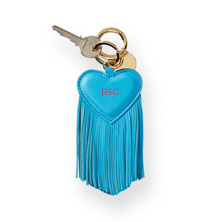 Leather Heart Keychain | Mark and Graham