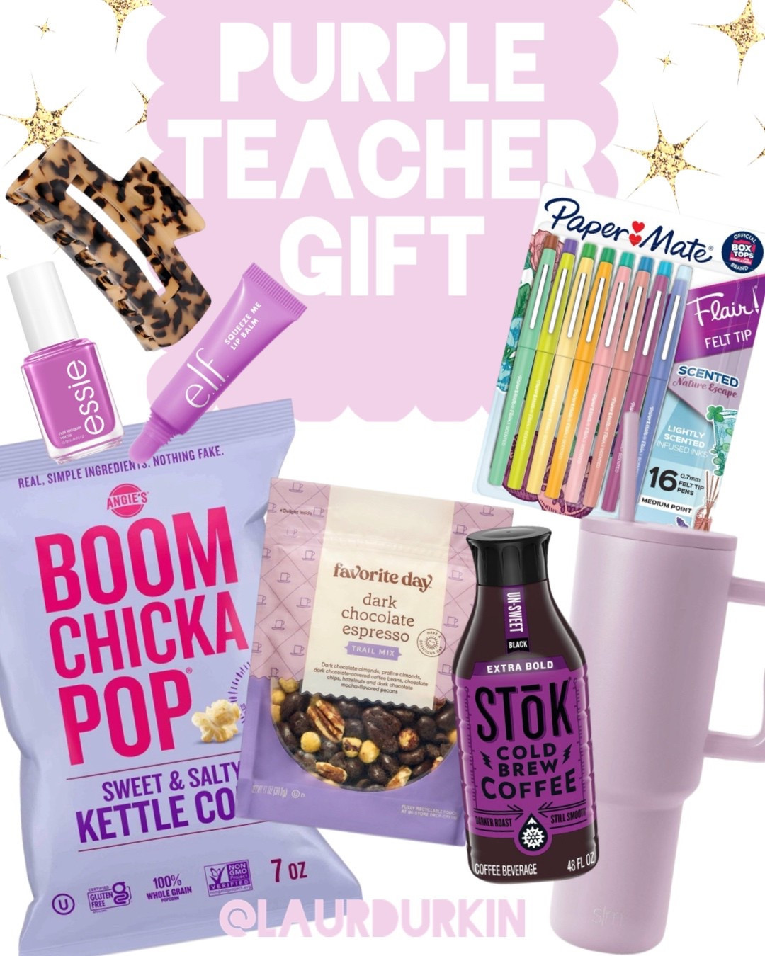 I love putting together color coded gifts!! This is such an easy & cute gift idea for your fav teacher. Obvi the fav color is PURPLE - grabbed almost everything at Target - shop links below.

#LTKKids #LTKFamily #LTKGiftGuide