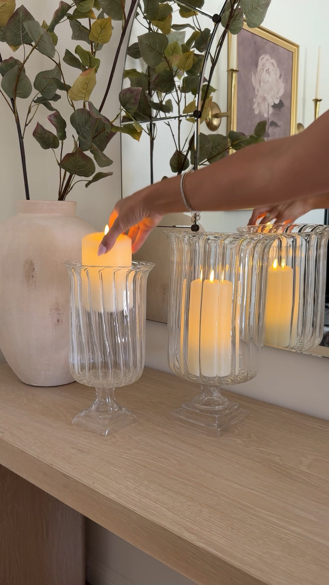 These new candleholders are so beautiful 😍 And a fabulous size for console styling!

#LTKHome #LTKSeasonal