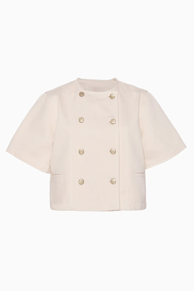 The Serge Short Sleeve Jacket - Cowrie | Ulla Johnson