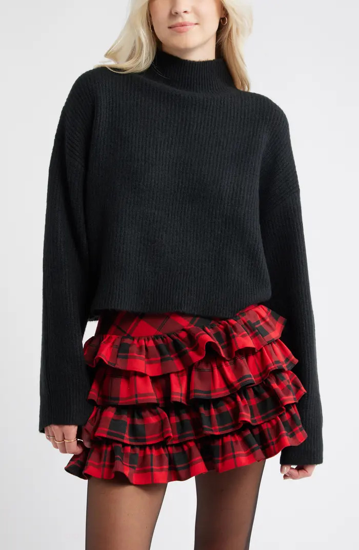 Oversize Cozy Mock Neck Sweater | Nordstrom