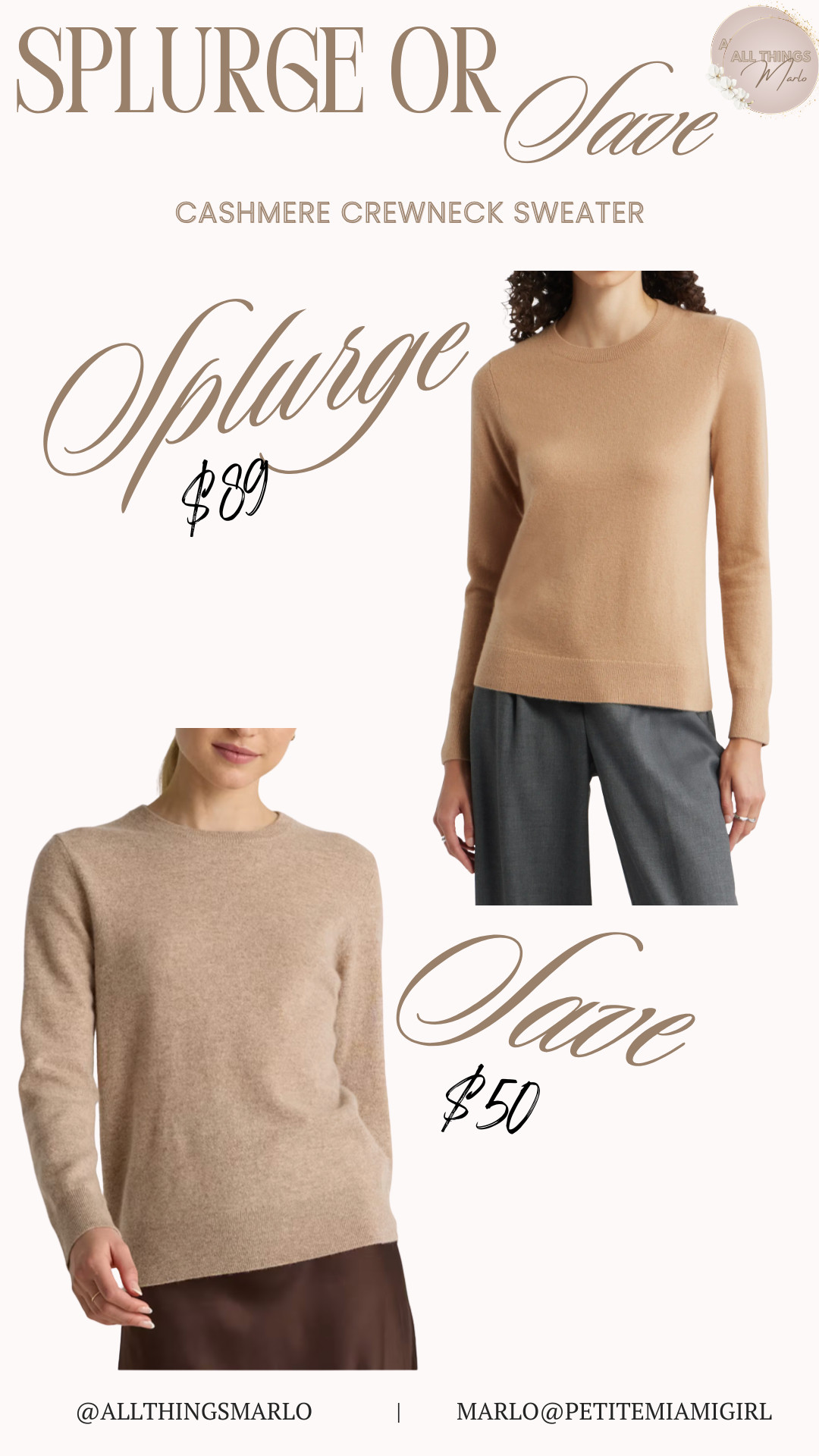 Cashmere Crewneck Sweater 

 #LTKHoliday #LTKSeasonal #LTKSaleAlert