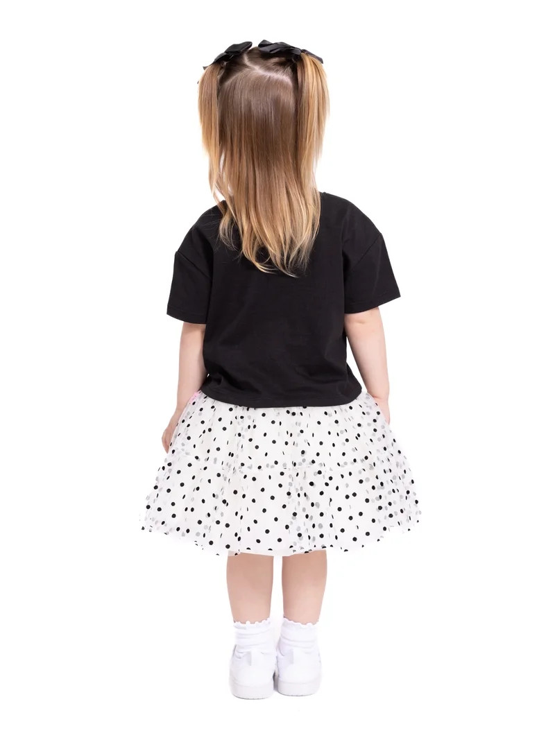 Aristocats Toddler Girls' Marie Graphic Tee and Tutu Skirt Set, 2-Piece, Sizes 12M-5T | Walmart (US)