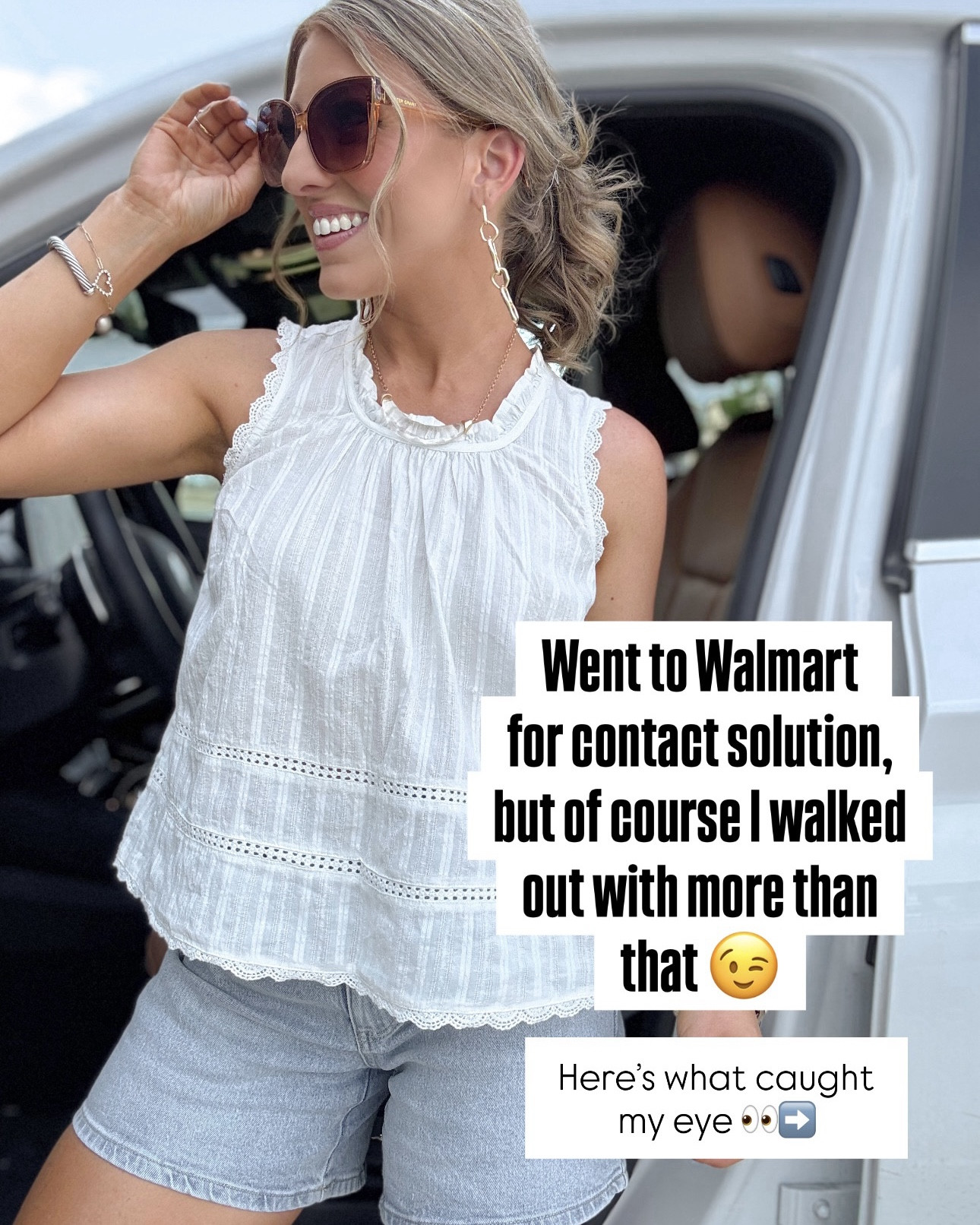 Went to Walmart for contact solution and somehow walked out with a cart FULL 😅🛒 and honestly… no regrets because the new arrivals right now are SO good 👏🏼

From the cutest eyelet swimsuits that look like they should be $100+ 🤍 to the most fun red + stripe sets (plus matching coverups!!) ❤️🤍 these are giving major high-end vibes without the price tag. The kids section is also unreal right now — sweetest little patriotic outfits for summer, baby gifts, and matching sets 🥹

And don’t even get me started on home… the glass dome sippers + colorful straws are giving full Anthro energy ✨ plus the bow pillows?! I couldn’t leave those behind 🇺🇸🎀

Also spotted the PRETTIEST raffia flats with charm details that look designer for way less 👏🏼

If you’ve been thinking about doing a Walmart run… this is your sign because so much of this is going to sell FAST 🏃‍♀️💨

#walmartfinds #walmartfashion #walmartstyle #walmartnewarrivals #affordablefashion #budgetfriendlystyle #summerstyle #momstyle #everydaystyle #walmarthaul #targetstyle #amazonfinds #summeroutfits #swimwearstyle #homedecorfinds #affordablehome #lookforless #anthrovibes #coastalliving #patrioticdecor #momlifefinds

#LTKootd #LTKPetite #LTKHome