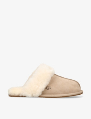 Scuffette II brand-debossed suede slippers | Selfridges