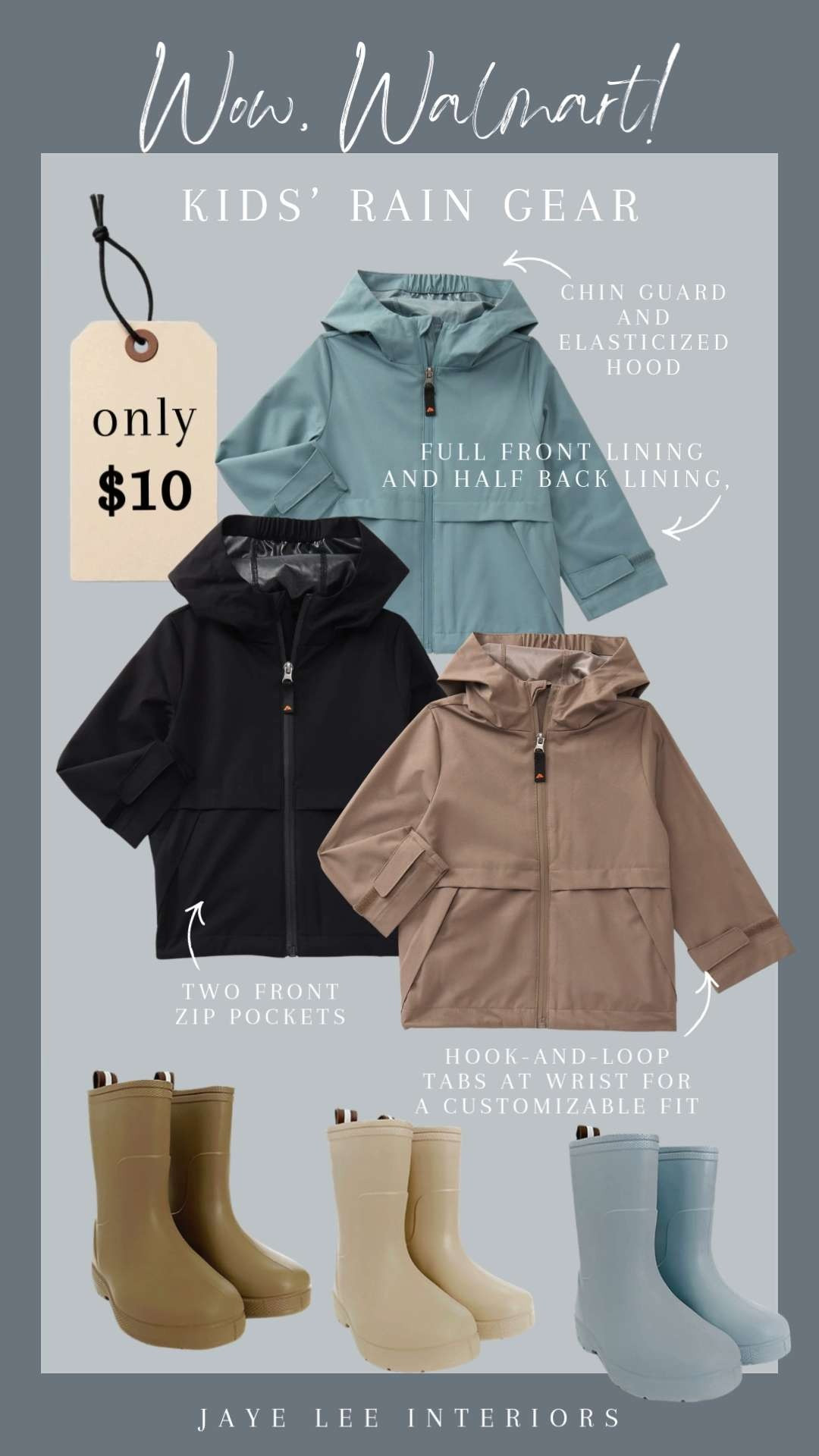 Friday Find: An absolute steal at only $10! I'm adding two of these to my cart, (one for each of my boys!) #toddlerraincoat #walmartkidsfashion #kidclothes #littleboyclothes #raincoat #rainjacket #toddlerboyfashion #toddlerboyclothes #raingearforkids #kidsrainboots #rainboots #rainbootsforkids#jleeinteriors #LTKmomlife

#LTKSaleAlert#LTKKids 

 #LTKmomlife #LTKSaleAlert #LTKKids