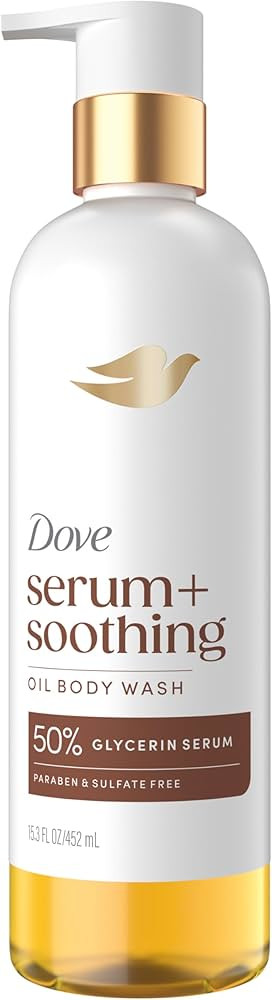 Dove Almond Oil & Sandal Wood Oil Body Wash Serum + Soothing For Women for Hydrated & Repaired Sk... | Amazon (US)