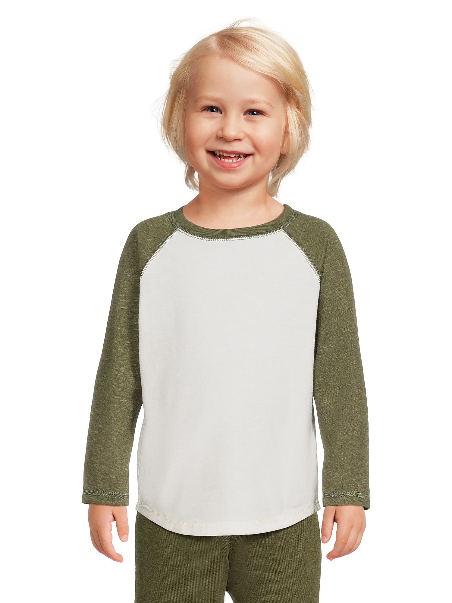 Garanimals Toddler Boy Long Sleeve Raglan T-Shirt, Sizes 12M-5T | Walmart (US)