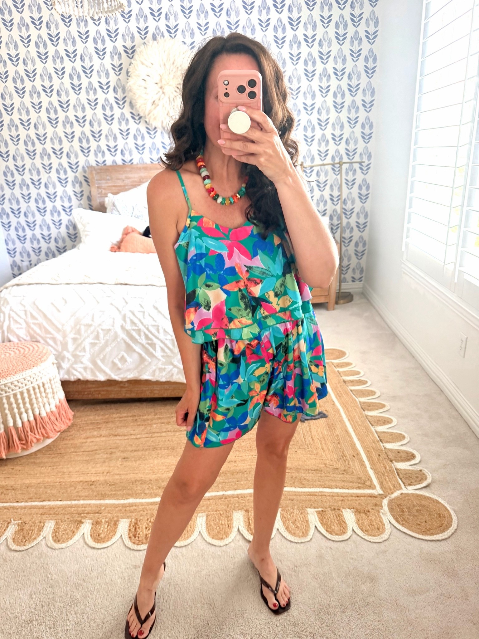 Cutest Amazon romper! Adjustable straps and lots of cute prints! Wearing a medium
.

#LTKootd #LTKSeasonal #LTKOver40
