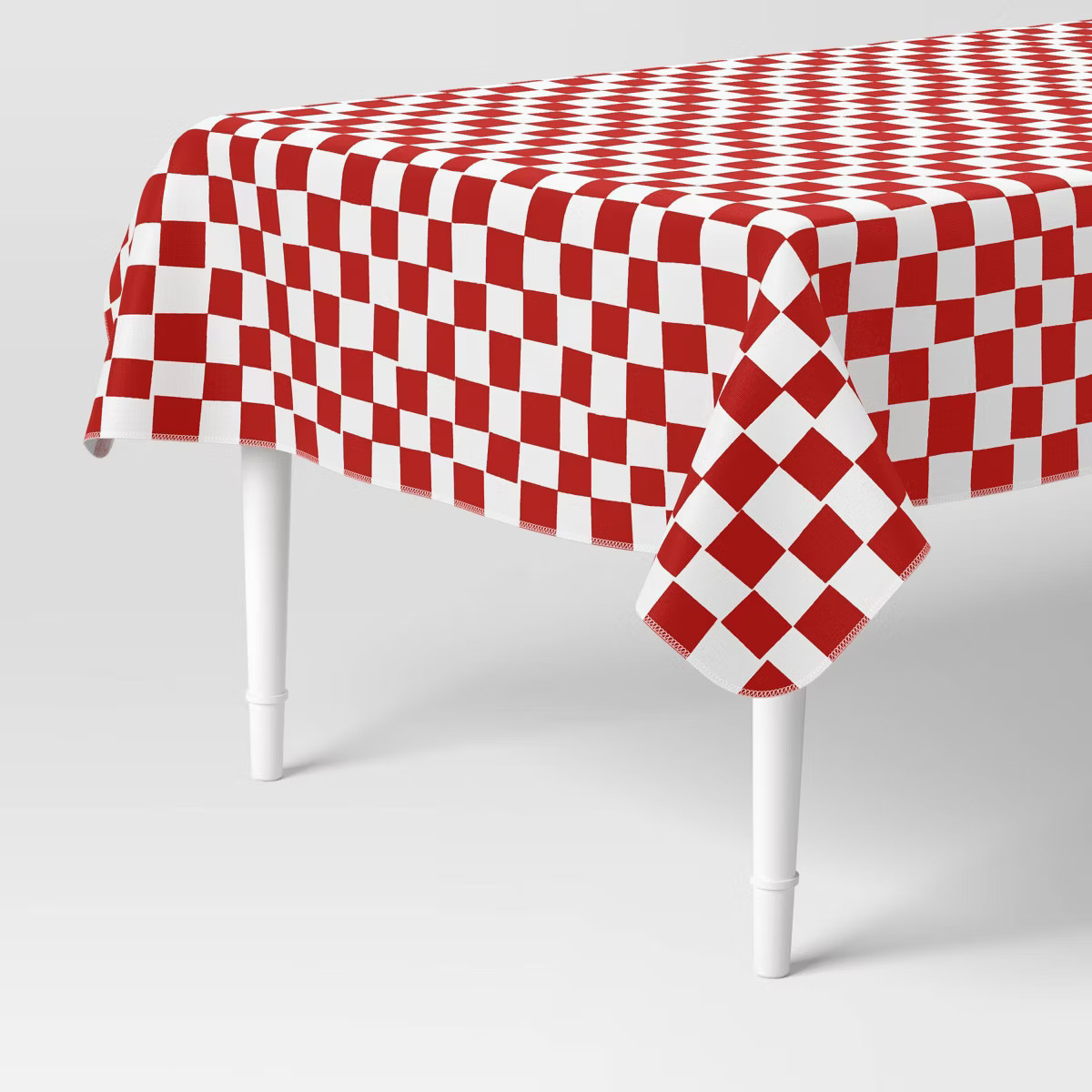 84"x60" Checkered Tablecloth Red - Room Essentials™ | Target