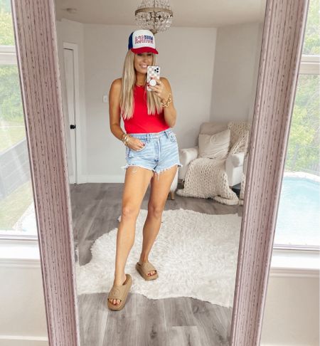 Summer outfit. Sandals. Memorial weekend. Looks for less. 
July 4th outfit. Sized up to a large in the tank top and jumpsuit. Free people inspired jumpsuit. 4th of July. Memorial weekend. Red, white and blue. Belt bag. Summer fashion. Trucker hat. Lake outfit 

#LTKFind #LTKunder50 #LTKsalealert

Follow my shop @thesuestylefile on the @shop.LTK app to shop this post and get my exclusive app-only content!

#liketkit 
@shop.ltk
https://liketk.it/4bFOh

Follow my shop @thesuestylefile on the @shop.LTK app to shop this post and get my exclusive app-only content!

#liketkit 
@shop.ltk
https://liketk.it/4FL8J    

Follow my shop @thesuestylefile on the @shop.LTK app to shop this post and get my exclusive app-only content!

#liketkit   
@shop.ltk
https://liketk.it/4FL91

Follow my shop @thesuestylefile on the @shop.LTK app to shop this post and get my exclusive app-only content!

#liketkit    
@shop.ltk
https://liketk.it/4FL9L

Follow my shop @thesuestylefile on the @shop.LTK app to shop this post and get my exclusive app-only content!

#liketkit     
@shop.ltk
https://liketk.it/4FLaW

Follow my shop @thesuestylefile on the @shop.LTK app to shop this post and get my exclusive app-only content!

#liketkit #LTKSwim #LTKMidsize #LTKVideo #LTKMidsize #LTKVideo #LTKSwim #LTKSwim #LTKVideo #LTKMidsize #LTKVideo #LTKSwim #LTKVideo #LTKSwim
@shop.ltk
https://liketk.it/4FLb6

#LTKVideo #LTKSwim