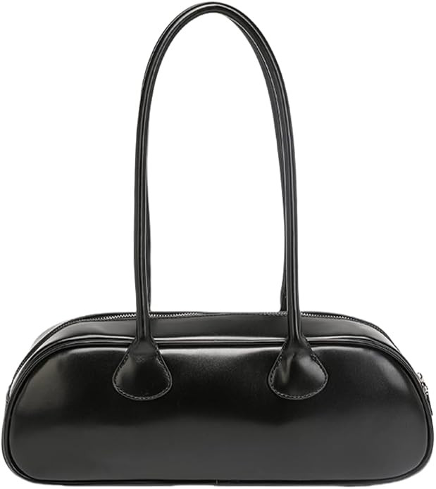 Women’s Boston Bowler Swing Bag PU Leather Zip Shoulder Bags Top Handle Handbags Fashion Hobo B... | Amazon (US)