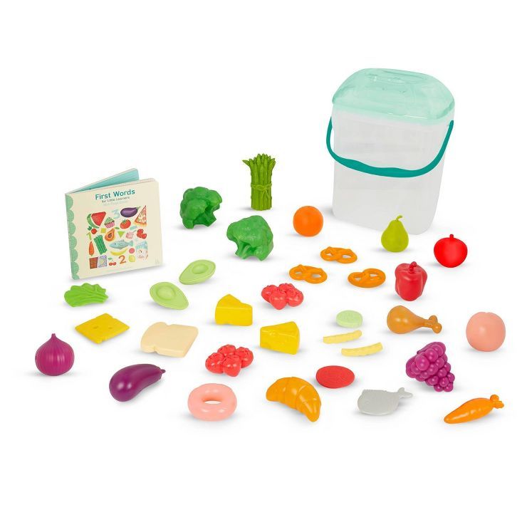 B. toys - Play Food Set with Bucket & Board Book - Foodie Fun | Target