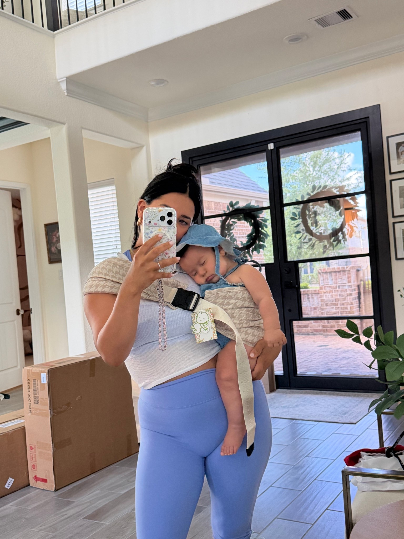 Baby sling!! Under $40 on Amazon - super comfy

Baby 
Mom life 
Baby must haves
Registry must haves 
Leggings 
Postpartum 

#LTKMothersDay #LTKmomlife #LTKdayinmylife
