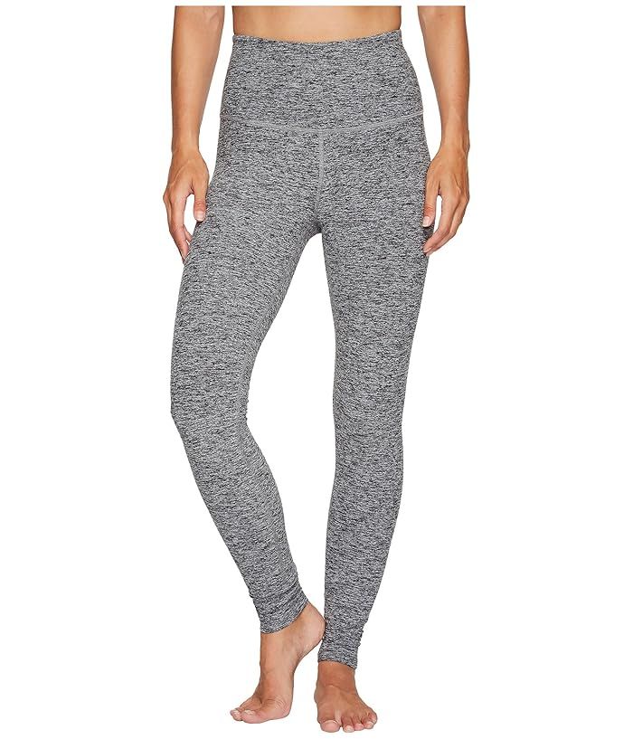 Beyond Yoga Spacedye High Waisted Long Leggings (Black/White) Women's Casual Pants | Zappos