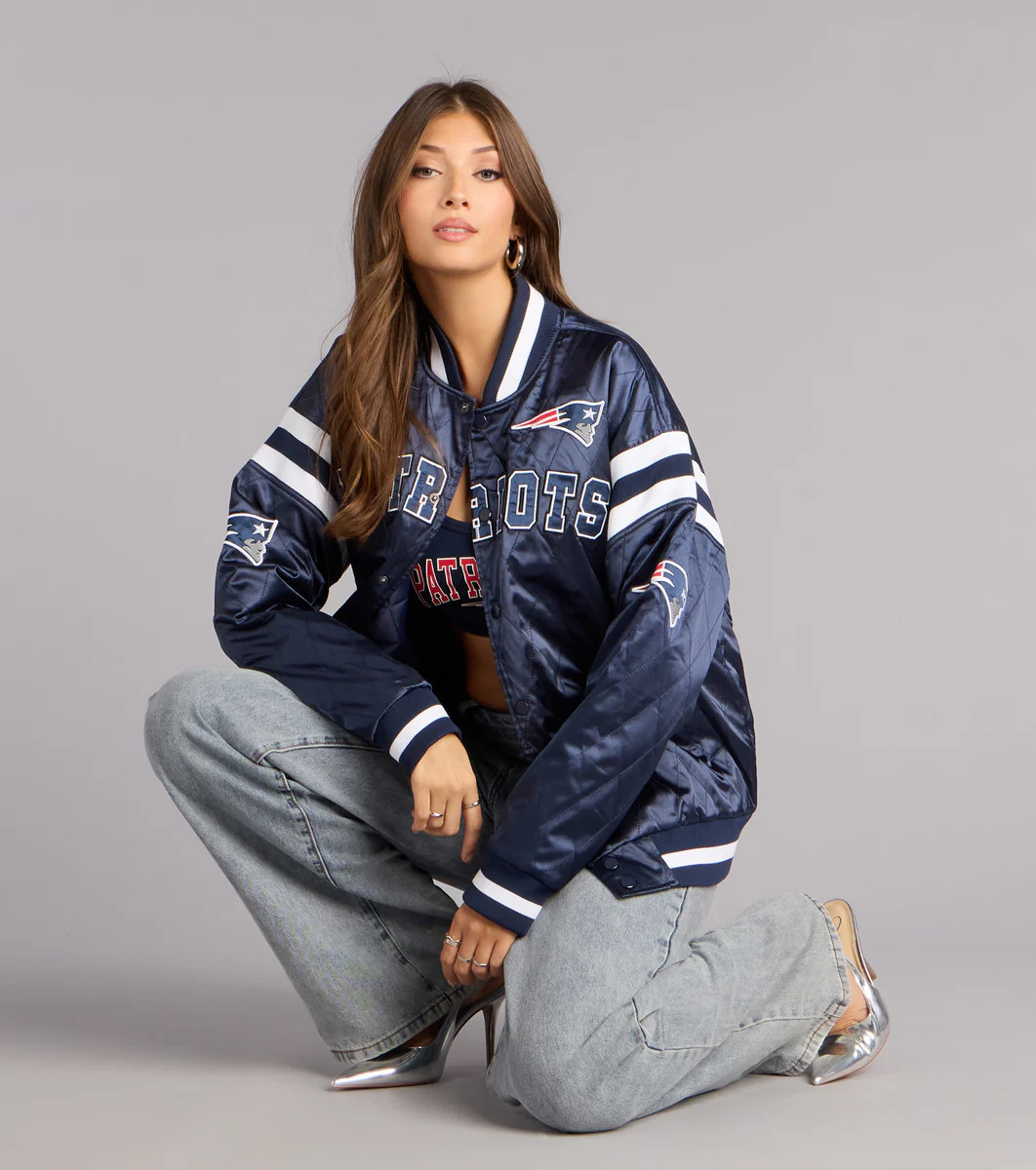 Ultra Game NFL New England Patriots Bomber Jacket | Windsor Stores