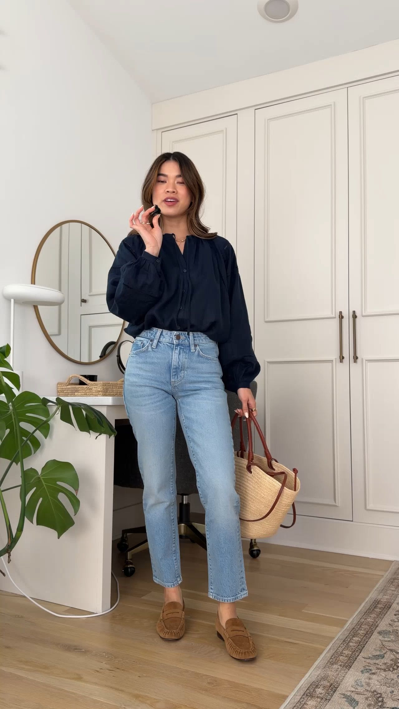 Sizing info: 
•Top size 2XS
•Pants size 24 in vintage light blue (I’d recommend sizing down if you’re between sizes)

petite fashion, get dressed with me, outfit inspiration, ootd, nashville outfit, Nashville influencer, petite style, vacation style, casual outfits, mom style, petite pants, spring outfits, spring outfit info, spring pants, spring outfit idea, spring top, spring bag, spring blouse, spring shoes, spring jeans, denim,  

 @Aritzia 

#LTKPetite #LTKootd #LTKSeasonal