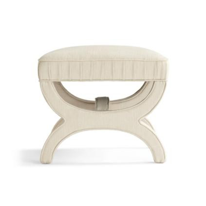 Theo Upholstered Stool | Frontgate