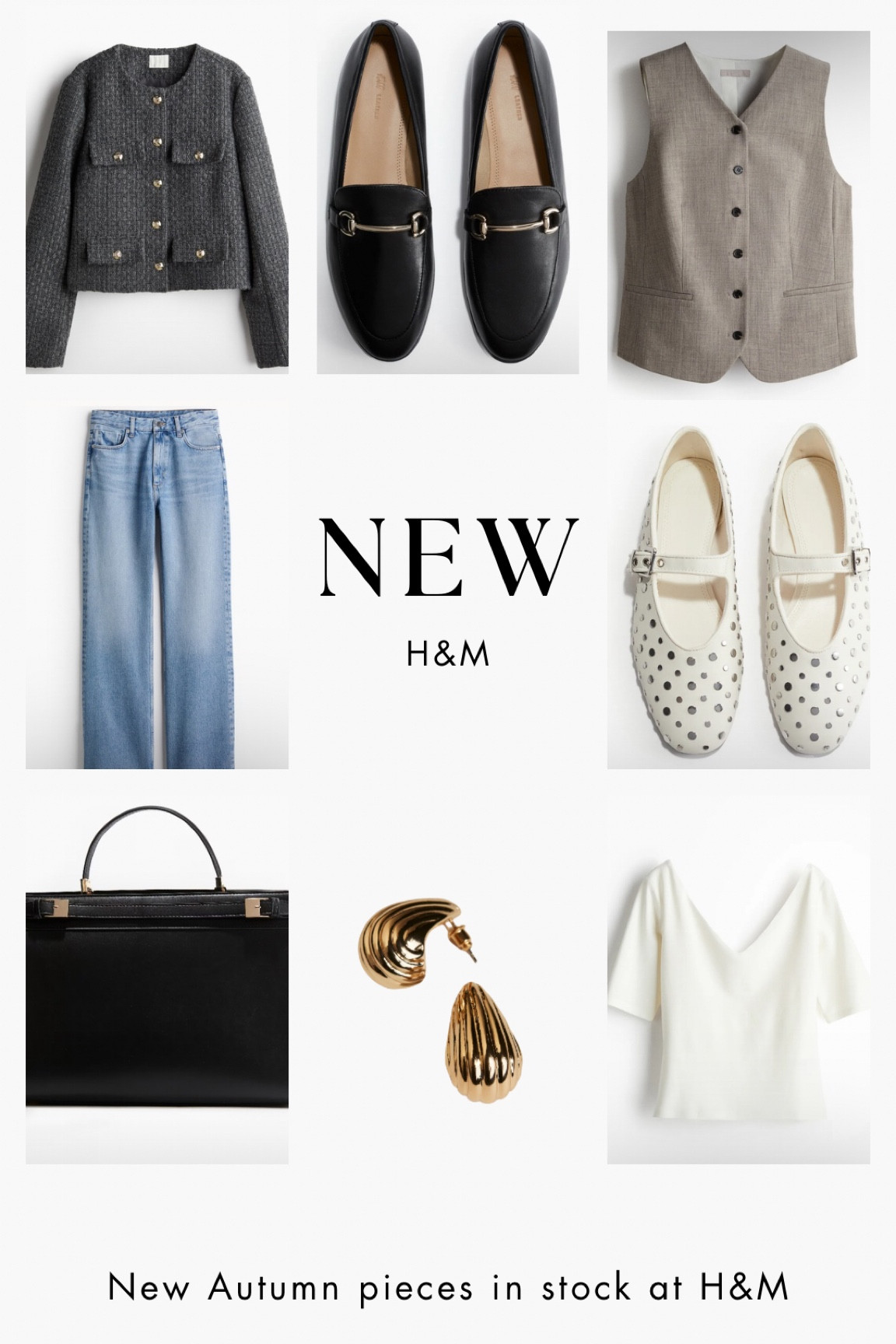 Autumnal pieces available at H&M
Jeans
Waistcoat
Loafers
Gold earrings
Black back
Hermes dupe

#LTKplussize #LTKmidsize #LTKautumn