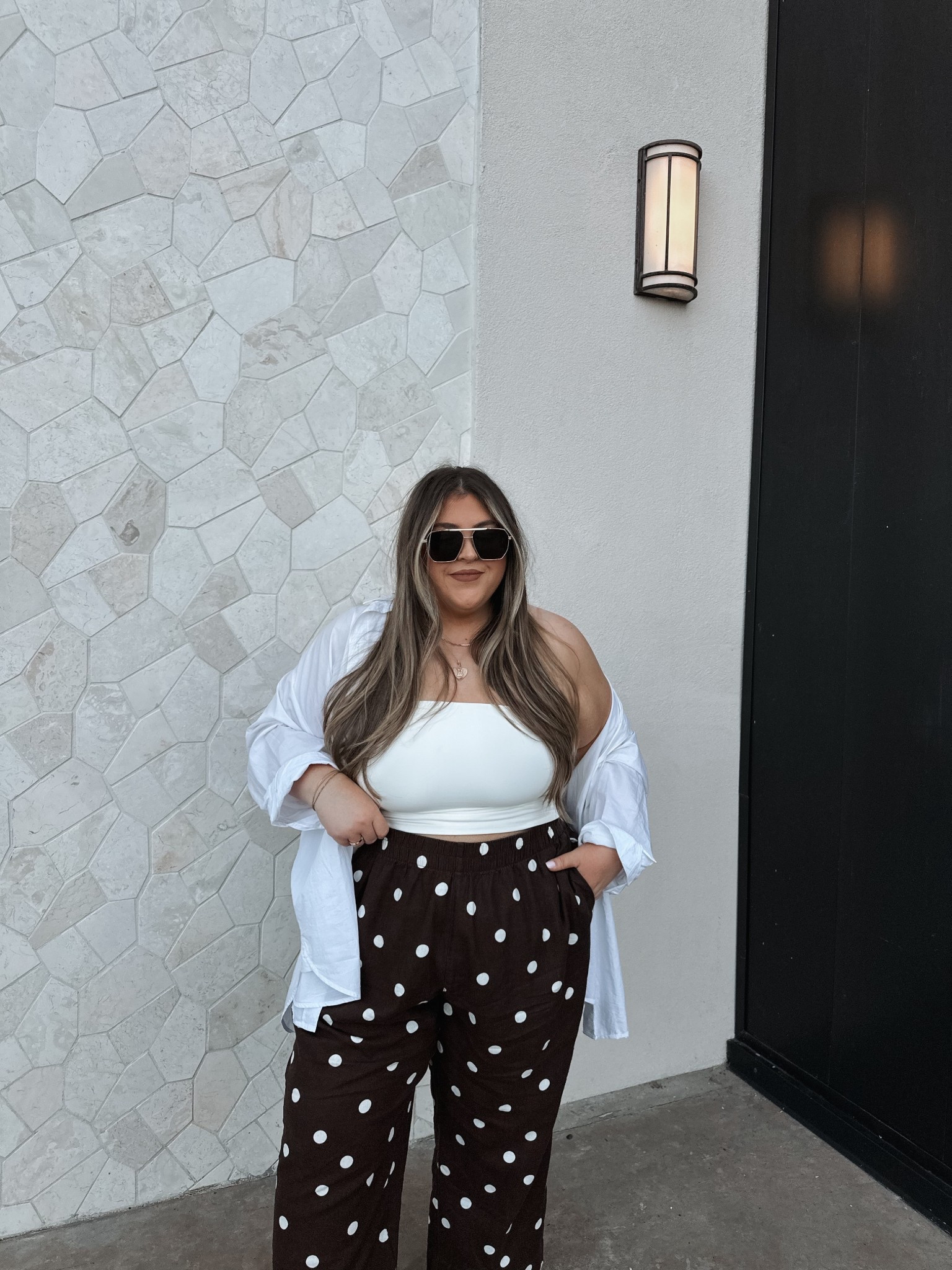 wearing xxl in bottoms & xl in top! both currently on sale & under $20!

old navy
mom outfit
polka dots
ootd
casual outfit 

#LTKMidsize #LTKSaleAlert #LTKootd