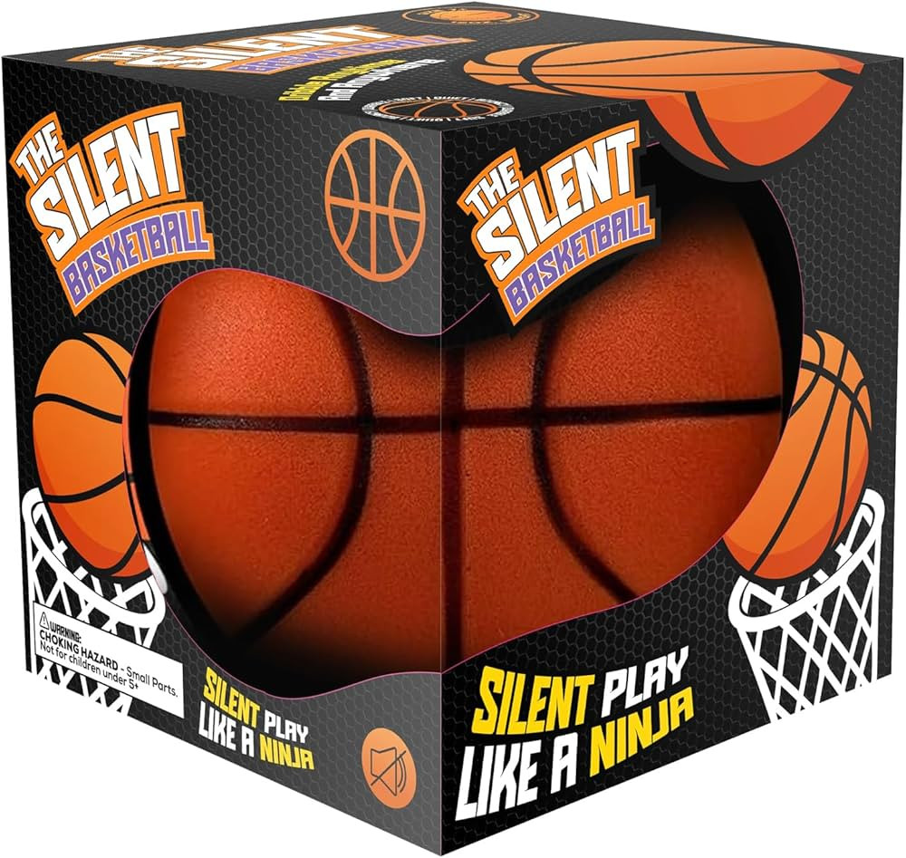 Silent Basketball – Not Vacuum Shipped - 2025 Upgraded Airless Soft Foam Ball Soundless for Qui... | Amazon (US)