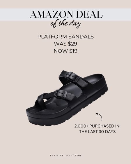 These platform sandals come in several colors, have adjustable straps and lightweight, thick soles. On sale for under $20.

Spring sandals, summer sandals, resort wear, spring outfit, summer outfit, fashion over 40

#LTKshoecrush #LTKfindsunder50 #LTKsalealert