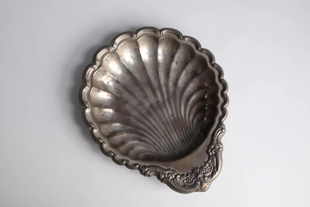 Silver Plated Sea Shell Dish Tray Scalloped Small - Etsy | Etsy (US)