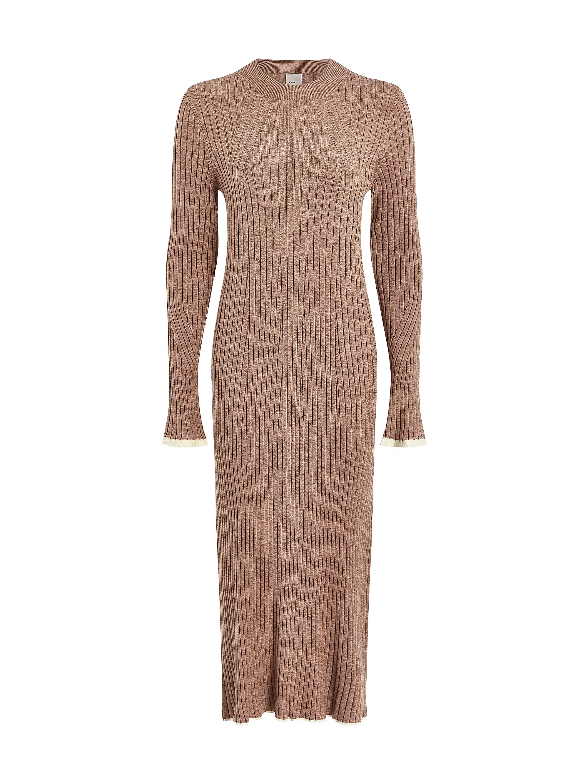 Varley Axel Rib-Knit Midi-Dress | Saks Fifth Avenue | Saks Fifth Avenue