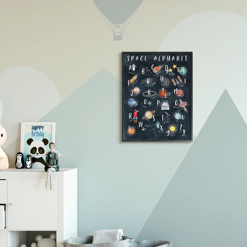 Heidenreich Space Alphabet Playful Big Dipper Earth Galaxy | Wayfair North America