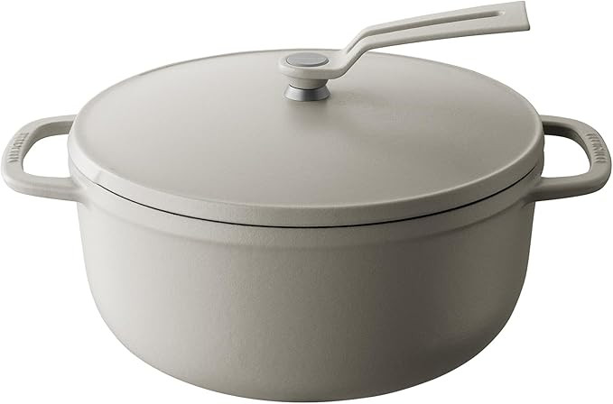 Vermicular Oven Pot 2.0 | Lightweight Enameled Cast Iron Pot | 22cm (3.7 Qt) | Non-Toxic | Induct... | Amazon (US)
