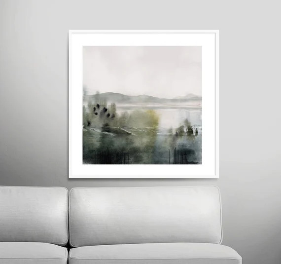 Abstract Landscape Painting, Large Wall Art, Instant Download Art, Landscape Print, Dan Hobday Art,  | Etsy (US)