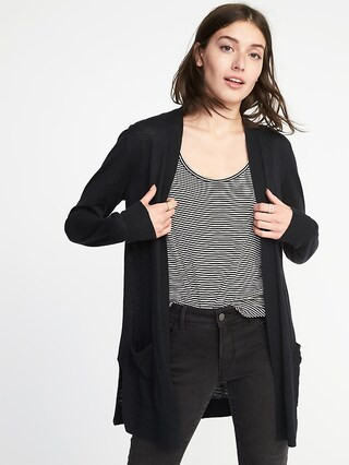 Open-Front Long-Line Sweater for Women | Old Navy US