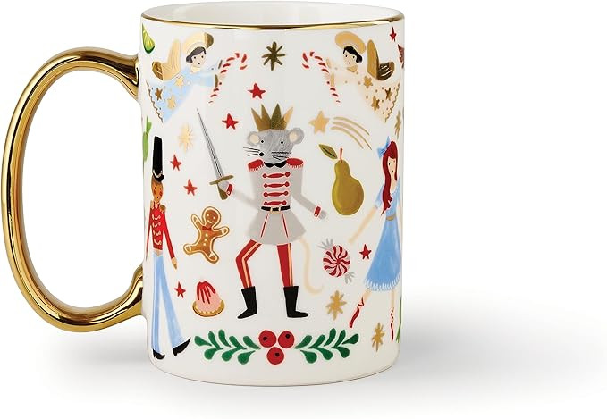 RIFLE PAPER CO. Porcelain Mug | for Festive Occasions and Gatherings with Holiday-Themed Design, ... | Amazon (US)