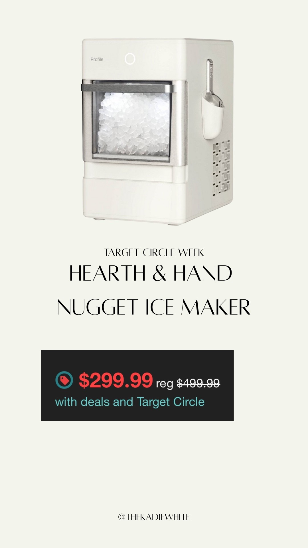 WHAT. A. STEAL!!! Grab this nugget ice maker while it’s under $300!!!🤩

#LTKHome #LTKSaleAlert